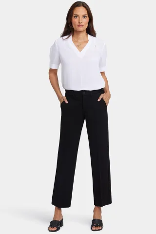 Gerade Sculpt-Her™ Hose | Schwarz