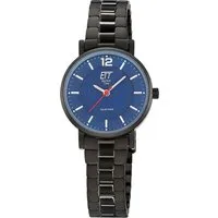 ETT Solaruhr ELS-12167-31M, Armbanduhr, Damenuhr, Partneruhr, Edelstahlarmband