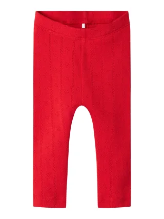 NAME IT - NBFDAGNES LEGGING chinese red - Gr. - 56
