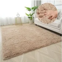 OTTO home Hochflor-Teppich Leava, besonders weich und kuschelig, leichter Glanz, rechteckig, Höhe: 37 mm, uni, Mikrofaser Teppiche, Plüsch, Wohnzimmer, Schlafzimmer, Esszimmer