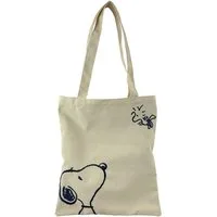 Snoopy Shopper Tasche schlicht mit langen Henkeln Alltagstasche