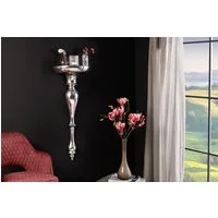 riess-ambiente Wandregal SCALA 80cm silber, Wandkonsole · Metall · Küche · Barock Design