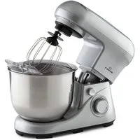 Klarstein Küchenmaschine mit Kochfunktion, 1300 W, 5 l Schüssel, Knetmaschine Teigmaschine Teigknetmaschine Rührmaschine Standmixer