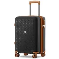 KONO Business-Koffer Premium Reisekoffer Ultimate – Leichter PP-Koffer mit 360° Rollen, 4 Rollen