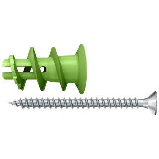 Fischer Gipskartondübel GK Green S mit Schraube - 524869