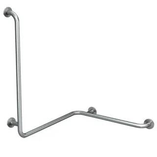 KWC Aquarotter Wandhandlauf, CONTINA, Edelstahl, f. Ecken, 806x983x726 mm, Ausf. rechts, 2030038228 2030038228