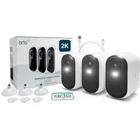 ARLO Überwachungskamera Smart Home Kamera ESSENTIAL 2K Outdoor Kamera 3er-Pack (3-tlg)