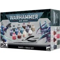 Games Workshop Modellbausatz Games Workshop Warhammer 40.000: Farben + Werkzeuge Set Modell 14+