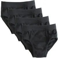 HERMKO Slip 2840 (Pack, 4er) 100 % Bio-Baumwolle Jungen Pant mit Weichbund hergestellt in EU