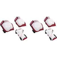 Biomechanisches Protektoren Set Comfort pink/weiß, Größe M
