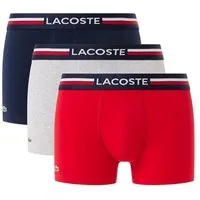 Lacoste Boxershorts Boxershorts Unterhosen 3-Pack (3-St)