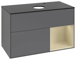 Villeroy & Boch Waschbeckenunterschrank Finion F90 1000x603x501mm m Bel FK/RE/AP: GK/HJ/2 F902HJGK