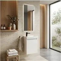 welltime Waschtisch Mini, Badmöbel, Waschtischunterschrank inkl. Waschbecken, Breite 40cm, mit Soft-Close-Funktion, FSC®-zertifiziert