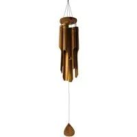 WORU Windspiel Bambus-Windspiel, Klangspiel, Dekoration für Balkon und Garten