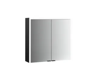 emco LED-Lichtspiegelschrank Prime 3 Aufputz, 1000 mm, 2-türig, schwarz, 949714304 949714304
