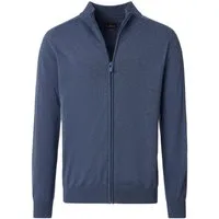 CASAMODA Strickjacke Strickjacke mit Stehkragen und Reißverschluss