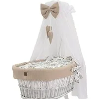 Babymajawelt Bett-Set Ersatz Bett Set für Stubenwagen ! NUR Stoff Ausstattung! Ver. Designs, Füllung: 100% Polyester, Bezug: Baumwolle, Made in EU, Stubenwagen Textile Ausstattung