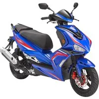 Luxxon Motorroller F18, 50 ccm, 45 km/h, Euro 5, (abschließbares Staufach), 2 Sitzplätze, für Erwachsene, Sportliches Design, 4-Takt Motor