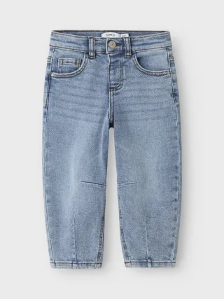 NAME IT - NMFBELLA BALLOON JEANS 2441-SM NOOS Medium Blue Denim - Gr. - 128