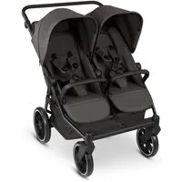 ABC Design Geschwisterwagen Bayamo - Nut, Geschwisterkinderwagen Zwillingskinderwagen mit Liegeposition