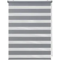 Doppelrollo Doppelrollo Klemmfix ohne Bohren Duo Rollo Jalousie Rollos Dunkelgrau, Sekey