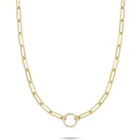 Tamaris Charm-Kette Schmuck Geschenk Edelstahl Charm Halskette The Link Chain
