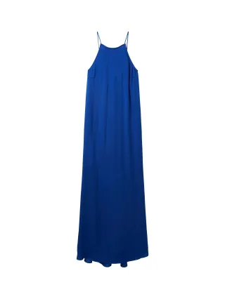 Denim Tom Tailor - Maxikleid shiny royal blue - Gr. - XL