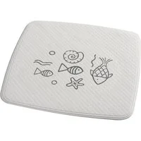 Ridder Duscheinlage Neptun grau, B: 54 cm
