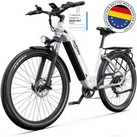 Vankel E-Bike Cityrad e bike für herren 28 zoll 18.2AH 36V 655WH damen 120km E-MBT, SHIMANO, Kettenschaltung, Heckmotor, 655,2 Wh, e bike für damen herren 28 zoll Cityrad 7 Gang Shimano hydraulischen