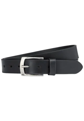 camel active - Ledergürtel mit verstellbaren Details black - Gr. - S