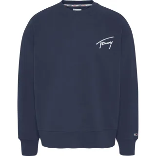 Tommy Jeans Sweatshirts Signature Crew Sweatshirt Blau