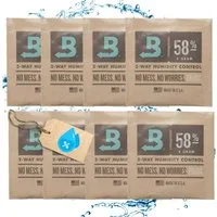 TronicXL Luftentfeuchter-Nachfüllpack 8 x Größe 4 I 58% Boveda Cannabis Grow Aufbewahrung Grower Pack Packs