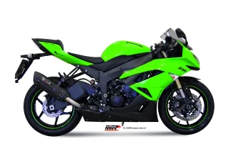 Sport Auspuff MIVV Suono Steel Black Kawasaki ZX-6 R Ninja &amp; ZX-6 R 636 Ninja Bj. 2009-2016 +ABE