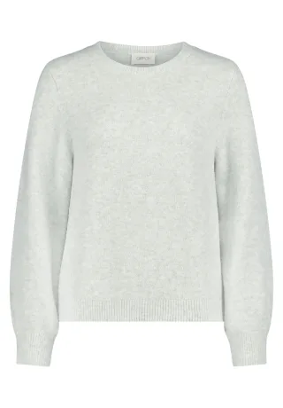 CARTOON - Strickpullover grey green melange - Gr. - 42