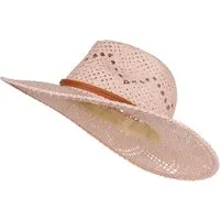 styleBREAKER Sonnenhut Panama Strohhut mit Stoff Zierband (1-St)