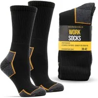 WORKSHIELD Arbeitssocken Herren – Robuste & gepolsterte Socken, atmungsaktiv, (10-Paar) verstärkte Ferse & Spitze, perfekter Sitz, für Arbeit & Alltag