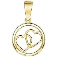 Vivance Kettenanhänger 375/- Gelbgold glanz Herz