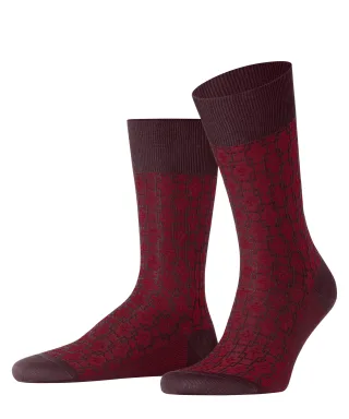 FALKE - FALKE Artwork Tie Herren bordeaux - Gr. - 45.5