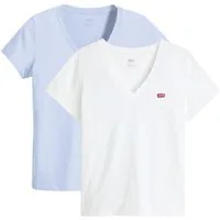 Levi's® T-Shirt VNECK TEE 2 PACK (Packung, 2-tlg)