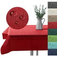 heimtexland Gartentischdecke Outdoor Tischdecke Garten Balkon Camping Tischdeko (Stück 1-tlg, 1), wetterfest I robust I UV-beständig I rutschfest I waschbar