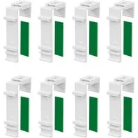 LuxusKollektion Rollladenaufhängung Klemmfix Halterung 8 Stk Klemmhalter lang für Klemmfix