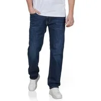 Jack & Jones Straight-Jeans Herren Jeanshose JJICLARK Straight Fit Denim Hose mit Stretch