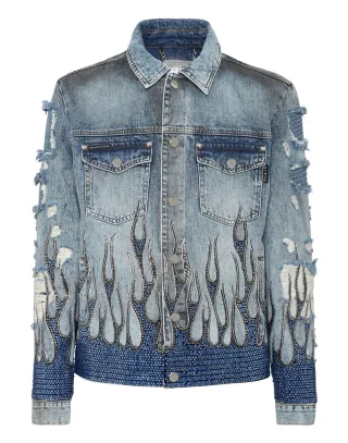 Jeansjacke Flame