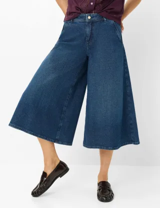 Brax Damen Hose Style MELLI S USED DARK BLUE, denim dunkelblau, Gr. 38K