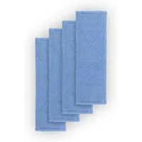 Bestlivings Mikrofaser Wischbezug (Mikrofaser, 40x12 cm, für alle gänigen Klapphalter, 4-tlg., Ersatzbezug für Bodenwischer Flachwischer Bezug - Wischmopp)
