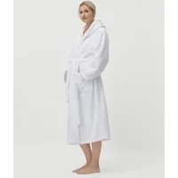 LeGer Home by Lena Gercke Unisex-Bademantel Lovina, ideal für Sauna & Spa, Hotelbademantel, Morgenmantel, Langform, Microfaser, Kapuze, Gürtel, kuschelig weicher Fleece, plüsch, für Damen und Herren, XS-3XL