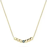 CHRIST Collier CHRIST Damen-Kette 585er Gelbgold 1 Topas