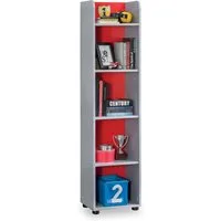 Möbel-Zeit Bücherregal RACECUP mit 5 Ablageböden