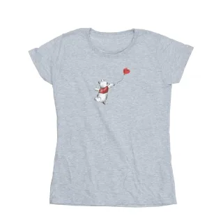 Disney - "Winnie The Pooh Balloon" T-Shirt für Damen (Grau)