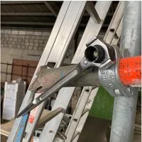 ECI Tools Arbeitsgerüst Gerüstbauratsche 19/22 mm Gerüstknarre mit Doppelhammer